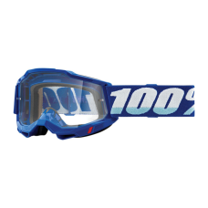 100% Motocross Goggle Accuri 2 - Blue - Clear Lens