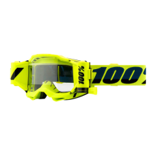 100% Motocross Goggle Accuri 2 Forecast Fluo Yellow - Clear Lens