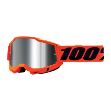 100% Motocross Goggle Accuri 2 - Neon Orange - Mirror Lens