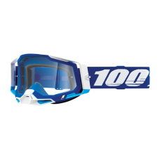 100% Motocross Goggle Racecraft 2 - Blue - Clear Lens