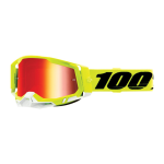 100% Motocross Goggle Racecraft 2 - Yellow - Mirror Lens