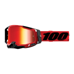 100% Crossbril Racecraft 2 - Rood - Spiegel Lens