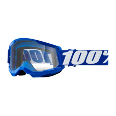 100% Motocross Goggle Strata 2 - Blue - Clear Lens