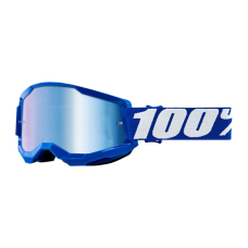 100% Motocross Goggle Strata 2 - Blue - Mirror Lens