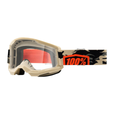 100% Motocross Goggle Strata 2 - Kombat - Clear Lens