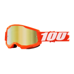 100% Motocross Goggle Strata 2 - Orange - Mirror Lens