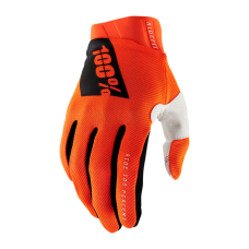 100% Motocross Gloves Ridefit - Fluo Orange