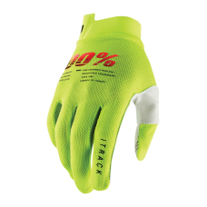 100% Motocross Gloves iTrack - Flo Yellow