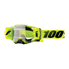 100% Motocross Goggle Armega Forecast Nuclear Citrus - Clear Lens