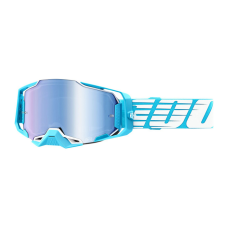 100% Motocross Goggle Armega Oversized Sky - Mirror Lens