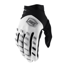 100% Motocross Gloves Airmatic - White