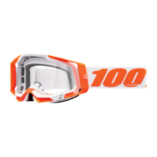 100% Motocross Goggle Racecraft 2 Orange - Clear Lens