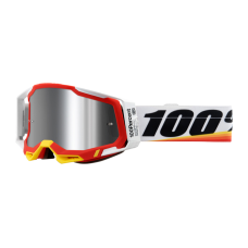 100% Crossbril Racecraft 2 Arsham Red - Spiegel Lens