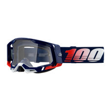 100% Motocross Goggle Racecraft 2 Republic - Clear Lens