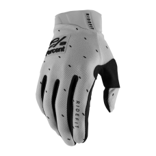 100% Motocross Gloves Ridefit - Slasher Silver