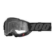100% Motocross Goggle Accuri 2 Black - Clear Lens