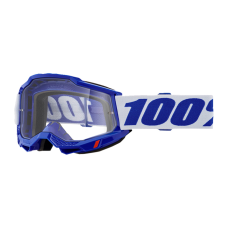 100% Motocross Goggle Accuri 2 Blue - Clear Lens