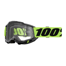 100% Motocross Goggle Accuri 2 Neon Yellow - Clear Lens