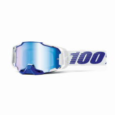 100% Motocross Goggle Armega Blue - Mirror Lens