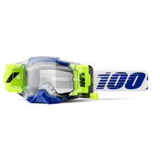 100% Motocross Goggle Armega Forecast Blue - Clear Lens