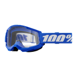 100% Motocross Goggle Strata 2 Blue - Clear Lens