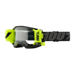 100% Motocross Goggle Strata 2 Forecast Black - Clear Lens