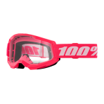 100% Motocross Goggle Strata 2 Pink - Clear Lens