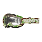100% Motocross Goggle Strata 2 War Camo - Clear Lens