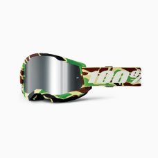 100% Motocross Goggle Strata 2 War Camo - Mirror Lens