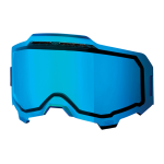100% Lens Injected Dual Vented Armega - Mirror Blue