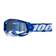 100% Motocross Goggle Racecraft 2 Blue - Clear Lens
