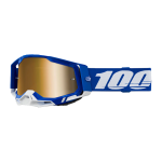 100% Motocross Goggle Racecraft 2 Blue - Mirror Lens