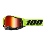 100% Crossbril Racecraft 2 Neon Yellow - Spiegel Lens