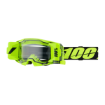 100% Crossbril ARmatic Forecast Neon Geel - Clear Lens