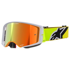 Alpinestars Motocross Goggle Supertech Corp - Fluo Yellow / Grey - Mirror Lens