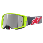 Alpinestars Motocross Goggle Supertech Corp - Fluo Yellow / Red - Mirror Lens