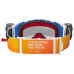 Alpinestars Crossbril Supertech Corp - Roll-Off - Blauw / Oranje - Clear Lens