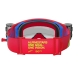 Alpinestars Motocross Goggle Supertech Corp - Roll-Off - Red / Blue - Clear Lens