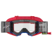 Alpinestars Crossbril Supertech Corp - Roll-Off - Rood / Blauw - Clear Lens