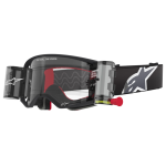 Alpinestars Motocross Goggle Supertech Corp - Roll-Off - Black / Grey - Clear Lens