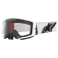 Alpinestars Crossbril Supertech Corp - Wit - Clear Lens