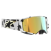 Alpinestars Motocross Goggle Supertech Corp - White / Gold - Mirror Lens