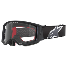 Alpinestars Motocross Goggle Supertech Corp - Black / Grey - Clear Lens