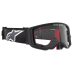 Alpinestars Motocross Goggle Supertech Corp - Black / Grey - Clear Lens