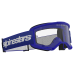 Alpinestars Motocross Goggle Vision 3 Wordmark - Blue - Clear Lens