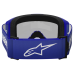 Alpinestars Crossbril Vision 3 Wordmark - Blauw - Spiegel Lens