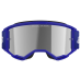 Alpinestars Crossbril Vision 3 Wordmark - Blauw - Spiegel Lens