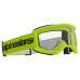 Alpinestars Motocross Goggle Vision 3 Wordmark - Fluo Yellow -  Clear Lens