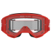 Alpinestars Crossbril Vision 3 Wordmark - Rood - Clear Lens