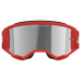 Alpinestars Crossbril Vision 3 Wordmark - Rood - Spiegel Lens